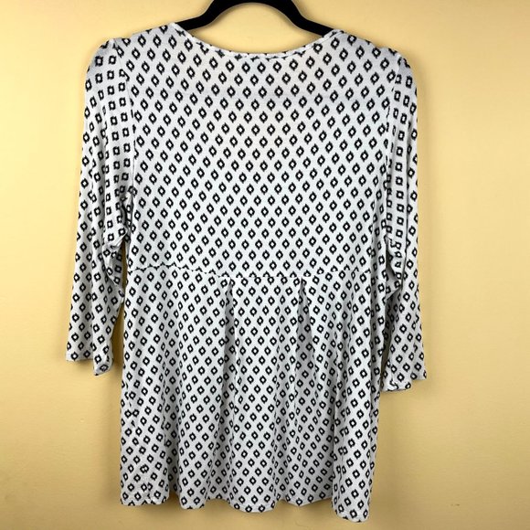 J. Jill Wearever Collection Geometric Print Blouse - Picture 7 of 7